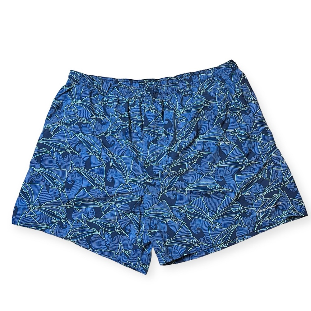Columbia PFG Omni-Shade Men's Lined Nylon Swim Trunks Shorts Size 2XL